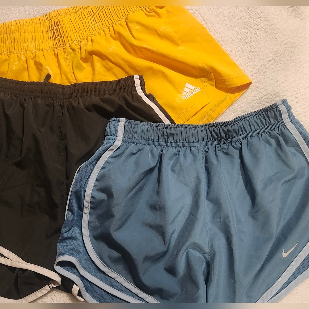Nike and Adidas Women's Athletic Shorts Set